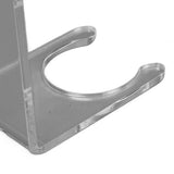 2PCS Baseball Bat Wall Stand Acrylic Wall Mounted Ball Holder Rack Baseball Bat Display Shelf for Home Stadium Office Collection Transparent - Extra Image