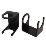 2PCS Baseball Bat Wall Stand Acrylic Wall Mounted Ball Holder Rack Baseball Bat Display Shelf for Home Stadium Office Collection Black