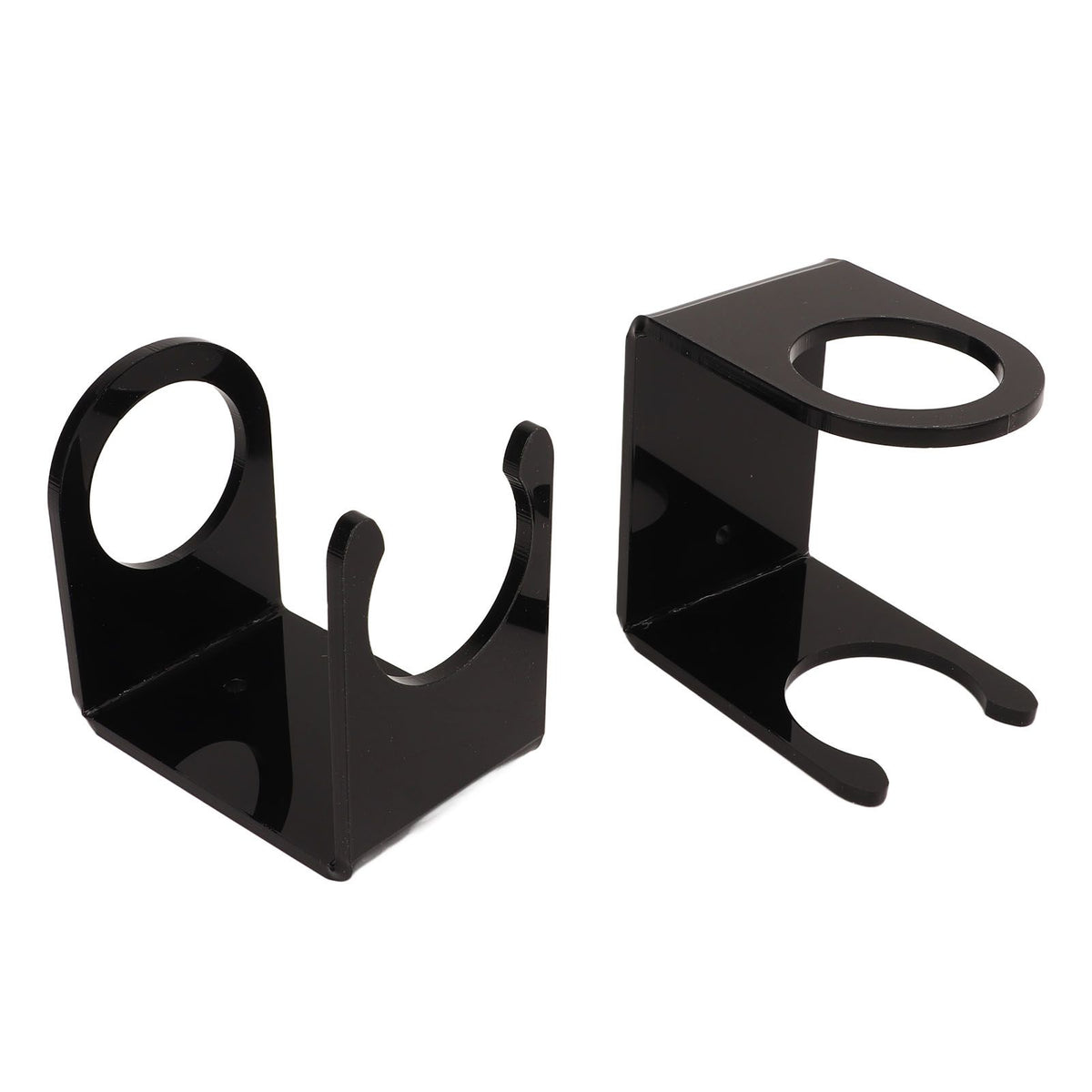 2PCS Baseball Bat Wall Stand Acrylic Wall Mounted Ball Holder Rack Baseball Bat Display Shelf for Home Stadium Office Collection Black