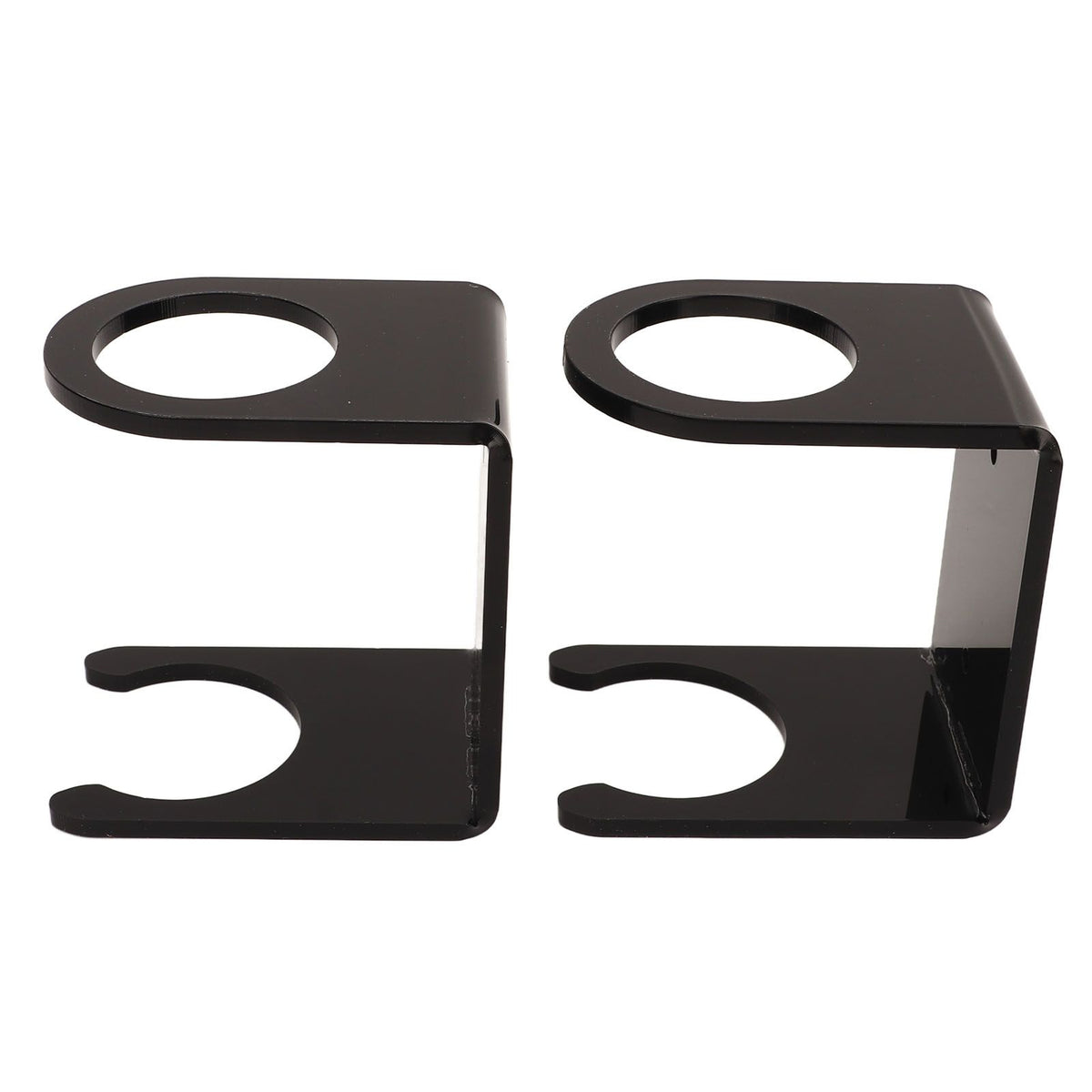 2PCS Baseball Bat Wall Stand Acrylic Wall Mounted Ball Holder Rack Baseball Bat Display Shelf for Home Stadium Office Collection Black