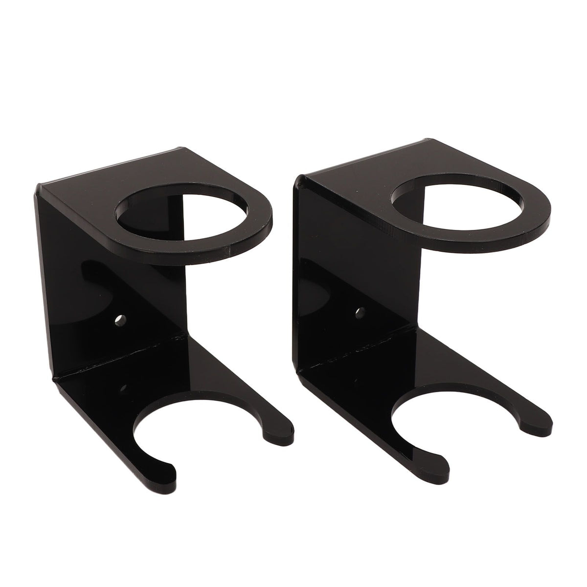 2PCS Baseball Bat Wall Stand Acrylic Wall Mounted Ball Holder Rack Baseball Bat Display Shelf for Home Stadium Office Collection Black
