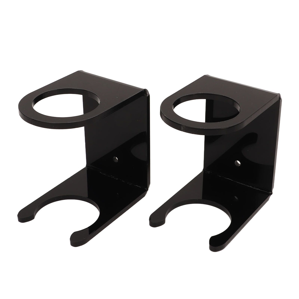 2PCS Baseball Bat Wall Stand Acrylic Wall Mounted Ball Holder Rack Baseball Bat Display Shelf for Home Stadium Office Collection Black