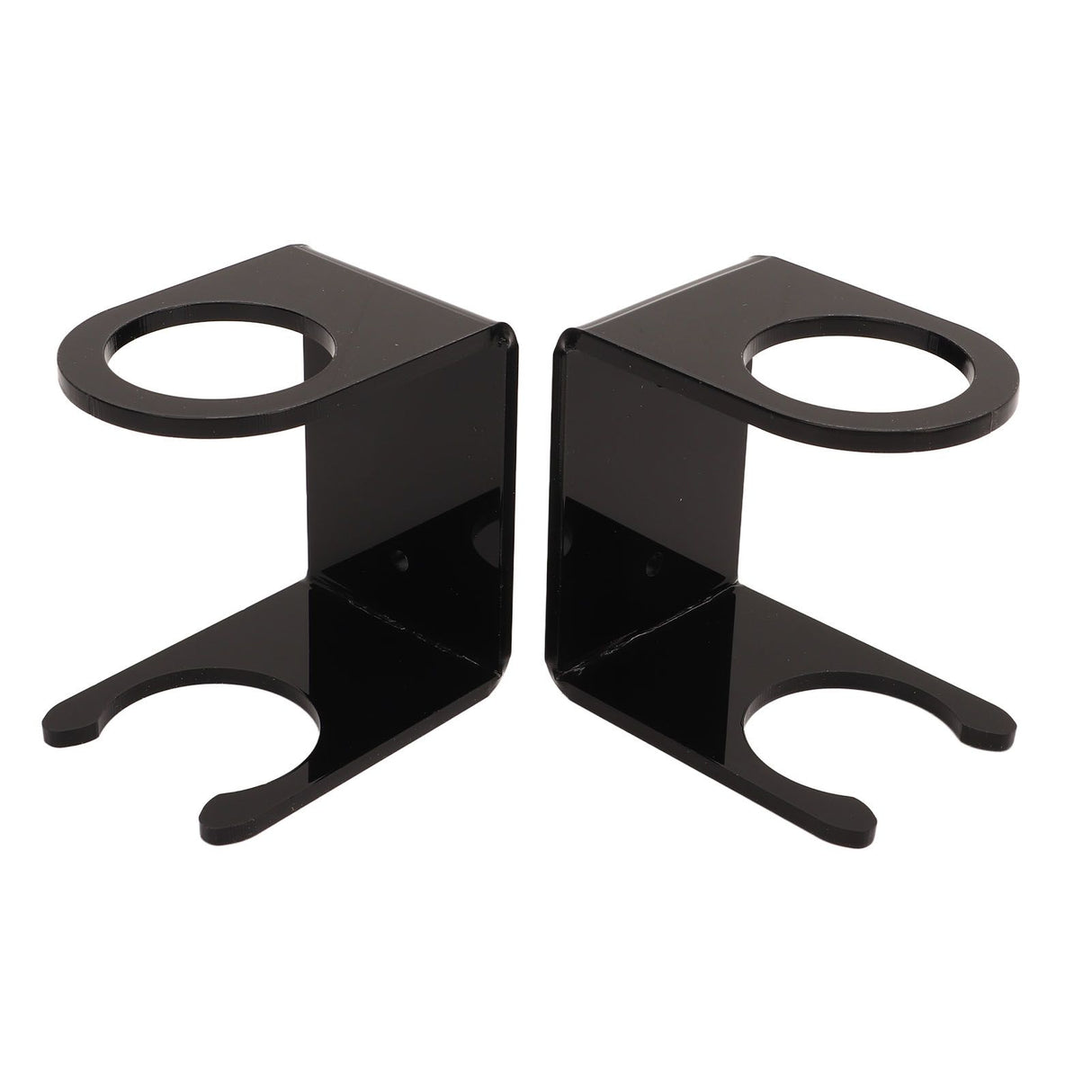 2PCS Baseball Bat Wall Stand Acrylic Wall Mounted Ball Holder Rack Baseball Bat Display Shelf for Home Stadium Office Collection Black