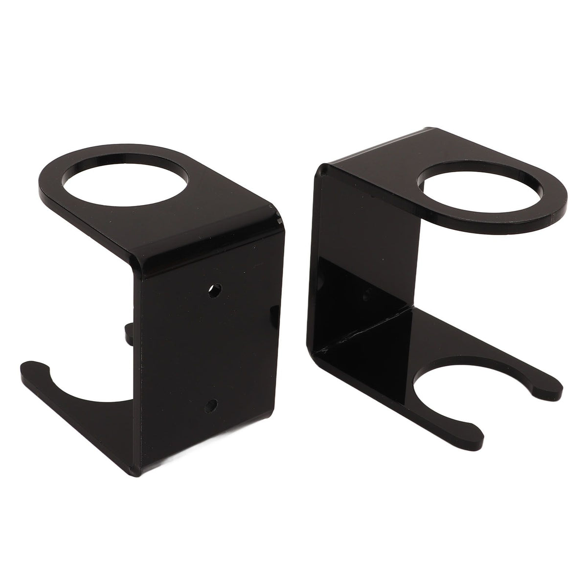 2PCS Baseball Bat Wall Stand Acrylic Wall Mounted Ball Holder Rack Baseball Bat Display Shelf for Home Stadium Office Collection Black