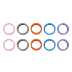 Luggage Wheels Cover Silicone Noise Reduction Shock Absorb Colorful Soft Suitcase Wheels Protective Cover