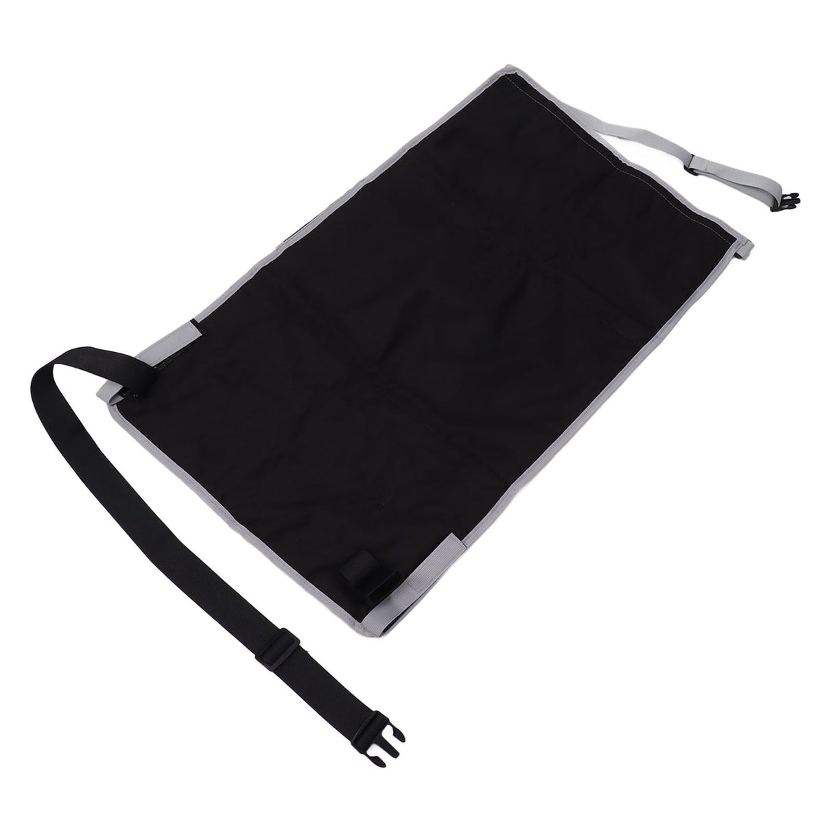 Airplane Seat Extender for Kids Canvas Portable Toddler Travel Bed Airplane Footrest Hammock for Flights Black