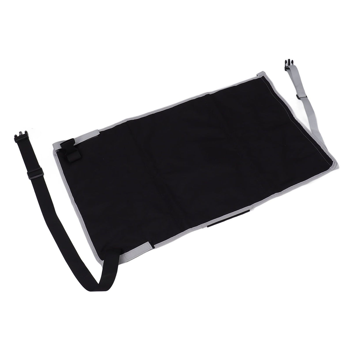 Airplane Seat Extender for Kids Canvas Portable Toddler Travel Bed Airplane Footrest Hammock for Flights Black