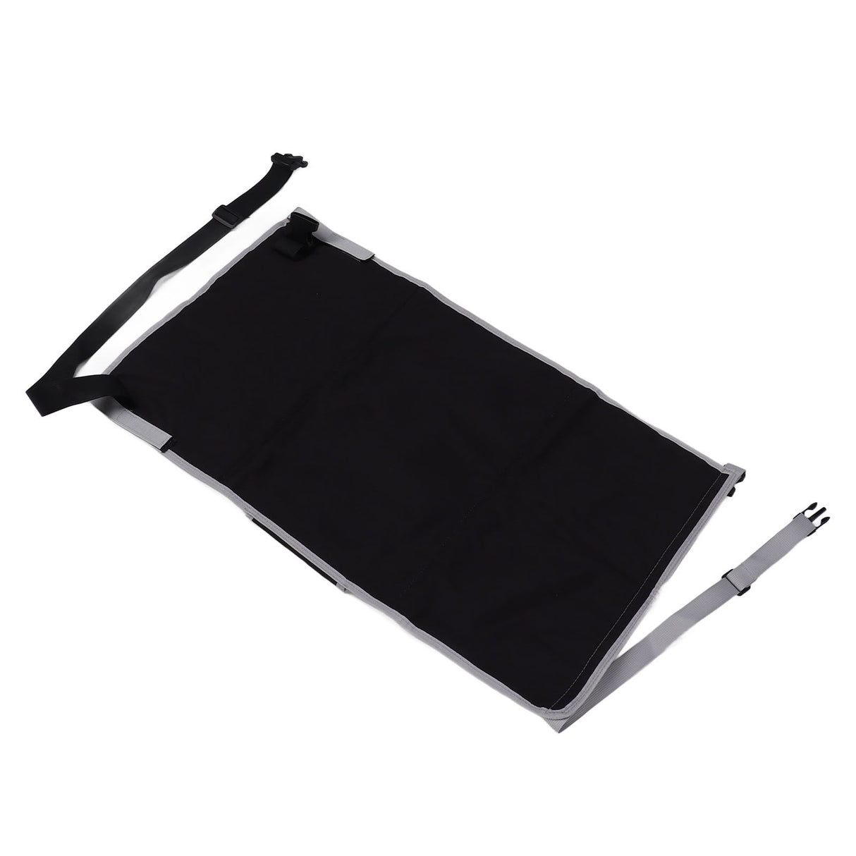 Airplane Seat Extender for Kids Canvas Portable Toddler Travel Bed Airplane Footrest Hammock for Flights Black