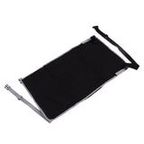 Airplane Seat Extender for Kids Canvas Portable Toddler Travel Bed Airplane Footrest Hammock for Flights Black