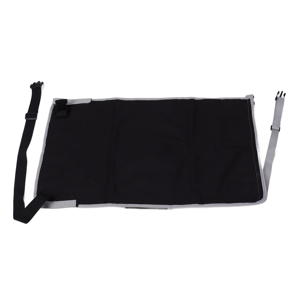 Airplane Seat Extender for Kids Canvas Portable Toddler Travel Bed Airplane Footrest Hammock for Flights Black