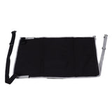 Airplane Seat Extender for Kids Canvas Portable Toddler Travel Bed Airplane Footrest Hammock for Flights Black