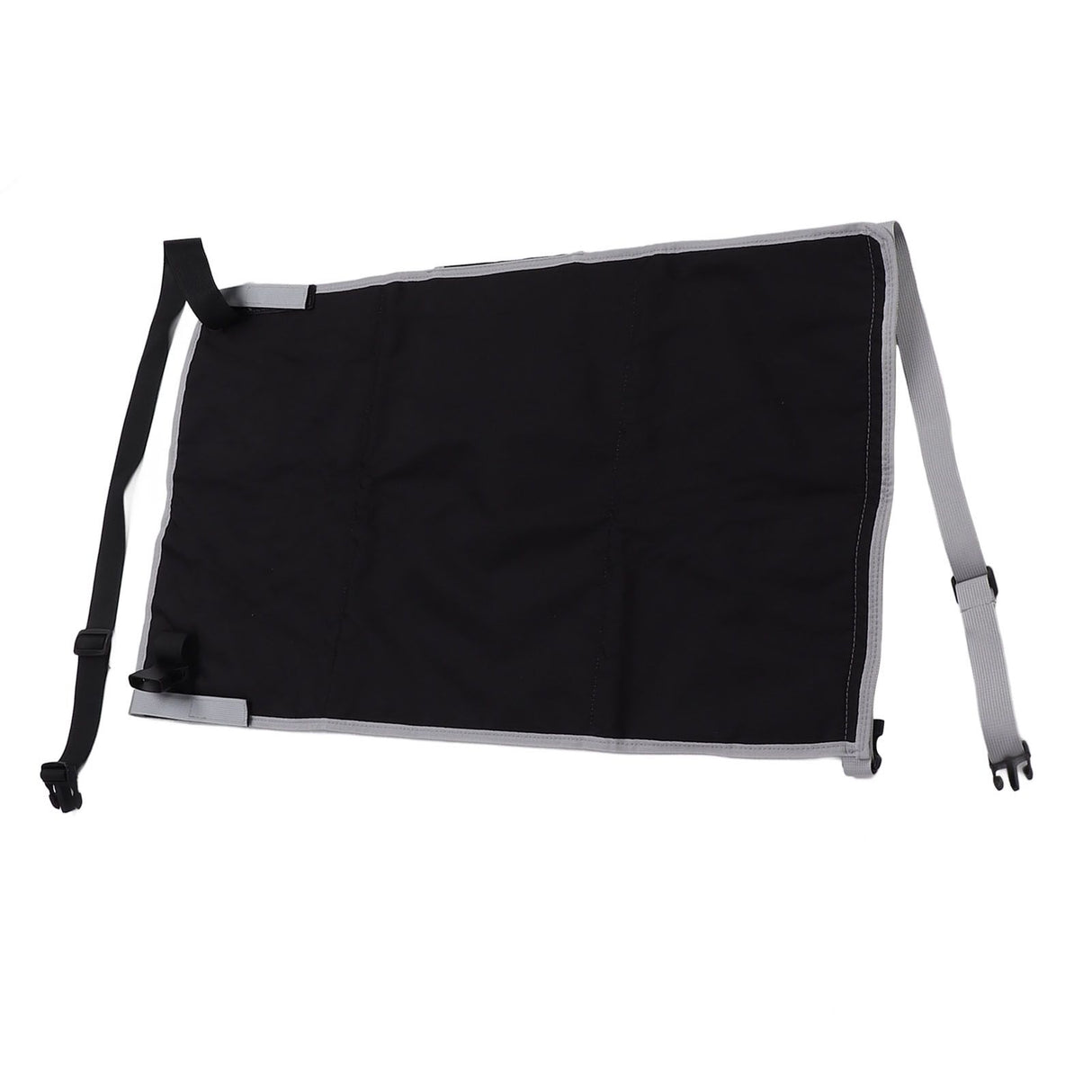 Airplane Seat Extender for Kids Canvas Portable Toddler Travel Bed Airplane Footrest Hammock for Flights Black
