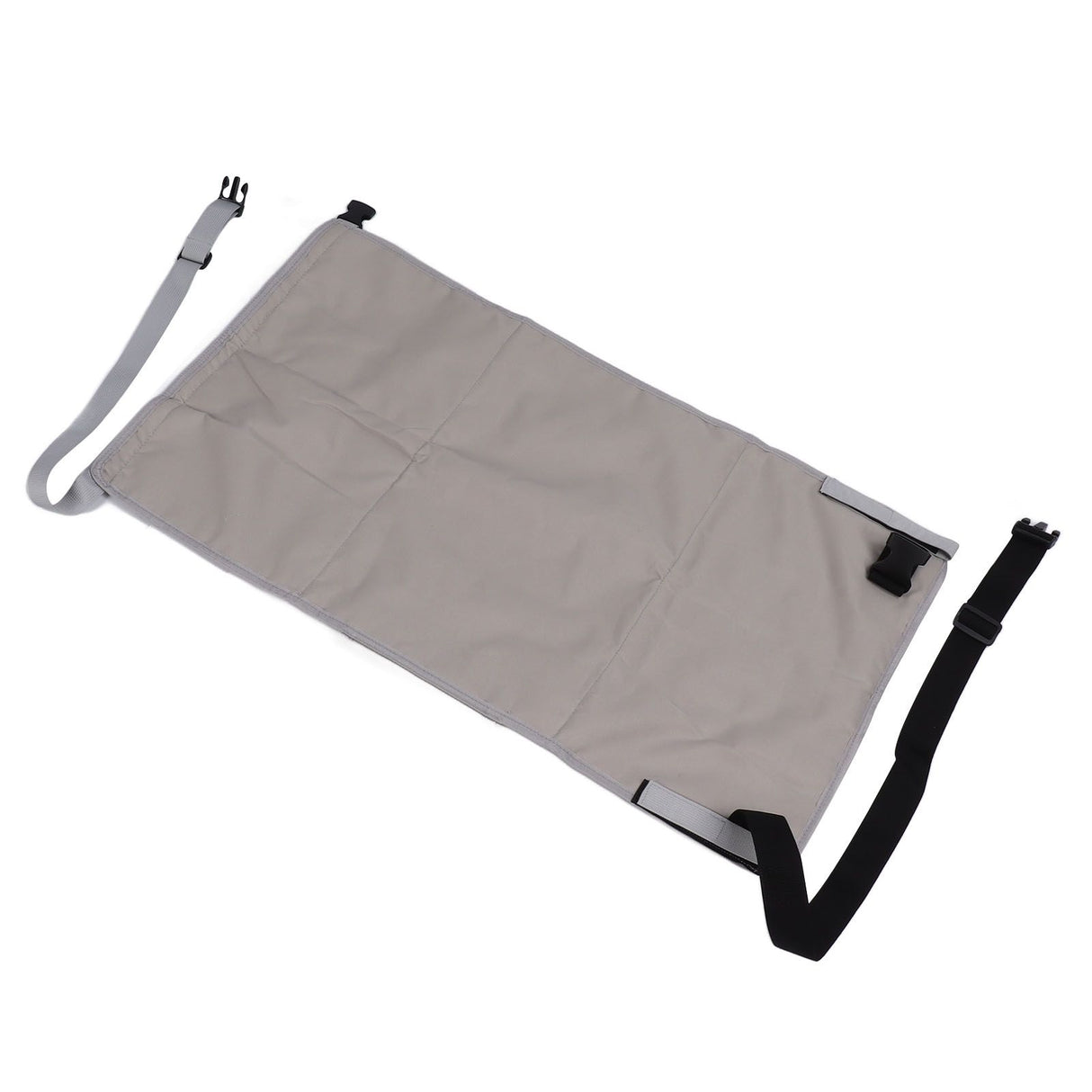 Airplane Seat Extender for Kids Canvas Portable Toddler Travel Bed Airplane Footrest Hammock for Flights Grey