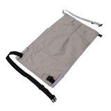 Airplane Seat Extender for Kids Canvas Portable Toddler Travel Bed Airplane Footrest Hammock for Flights Grey