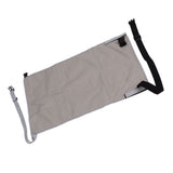 Airplane Seat Extender for Kids Canvas Portable Toddler Travel Bed Airplane Footrest Hammock for Flights Grey