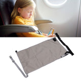 Airplane Seat Extender for Kids Canvas Portable Toddler Travel Bed Airplane Footrest Hammock for Flights Grey - Extra Image