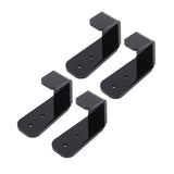 4PCS Hockey Stick Rack Black Acrylic Hockey Stick Holder Wall Mount Versatile Hockey Stick Hanger for Club Bar Garage