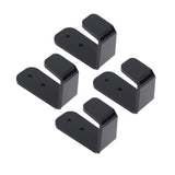 4PCS Hockey Stick Rack Black Acrylic Hockey Stick Holder Wall Mount Versatile Hockey Stick Hanger for Club Bar Garage