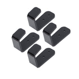 4PCS Hockey Stick Rack Black Acrylic Hockey Stick Holder Wall Mount Versatile Hockey Stick Hanger for Club Bar Garage