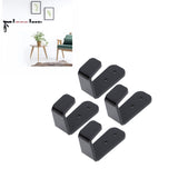 4PCS Hockey Stick Rack Black Acrylic Hockey Stick Holder Wall Mount Versatile Hockey Stick Hanger for Club Bar Garage - Extra Image