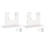 2pcs Baseball Bat Holder for Vertical Display Sturdy Acrylic Bat Hanger Baseball Bat Wall Mount Display Rack