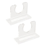 2pcs Baseball Bat Holder for Vertical Display Sturdy Acrylic Bat Hanger Baseball Bat Wall Mount Display Rack