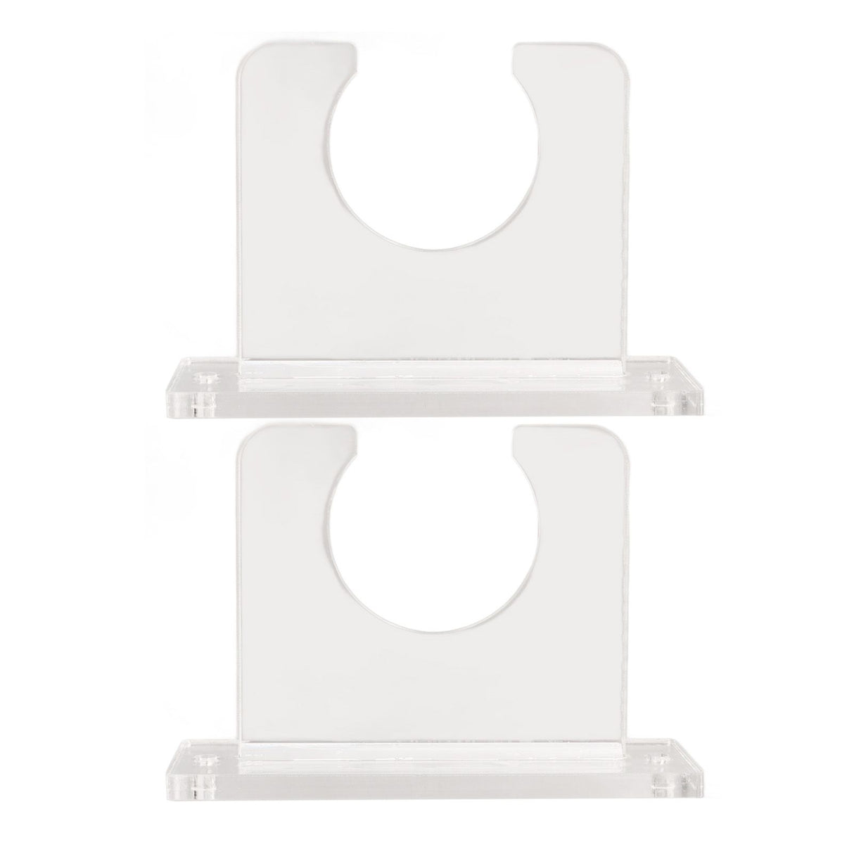 2pcs Baseball Bat Holder for Vertical Display Sturdy Acrylic Bat Hanger Baseball Bat Wall Mount Display Rack