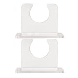 2pcs Baseball Bat Holder for Vertical Display Sturdy Acrylic Bat Hanger Baseball Bat Wall Mount Display Rack