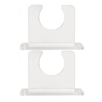 2pcs Baseball Bat Holder for Vertical Display Sturdy Acrylic Bat Hanger Baseball Bat Wall Mount Display Rack