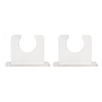 2pcs Baseball Bat Holder for Vertical Display Sturdy Acrylic Bat Hanger Baseball Bat Wall Mount Display Rack