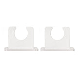 2pcs Baseball Bat Holder for Vertical Display Sturdy Acrylic Bat Hanger Baseball Bat Wall Mount Display Rack - 45-Degree Angle