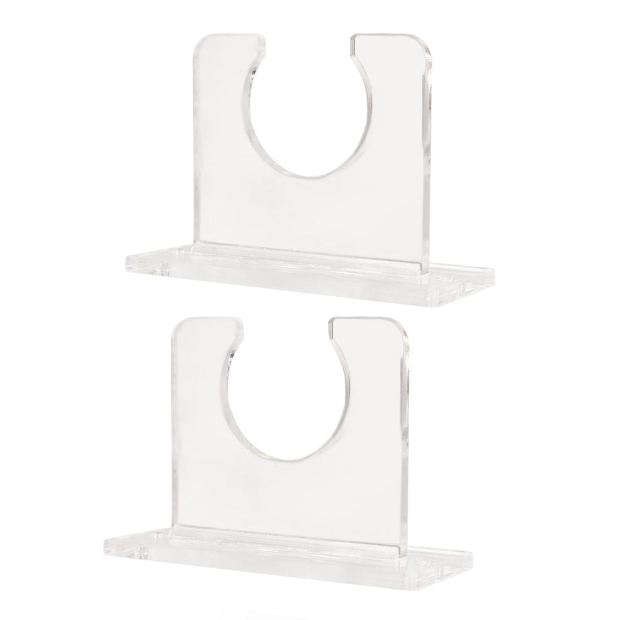 2pcs Baseball Bat Holder for Vertical Display Sturdy Acrylic Bat Hanger Baseball Bat Wall Mount Display Rack