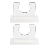 2pcs Baseball Bat Holder for Vertical Display Sturdy Acrylic Bat Hanger Baseball Bat Wall Mount Display Rack