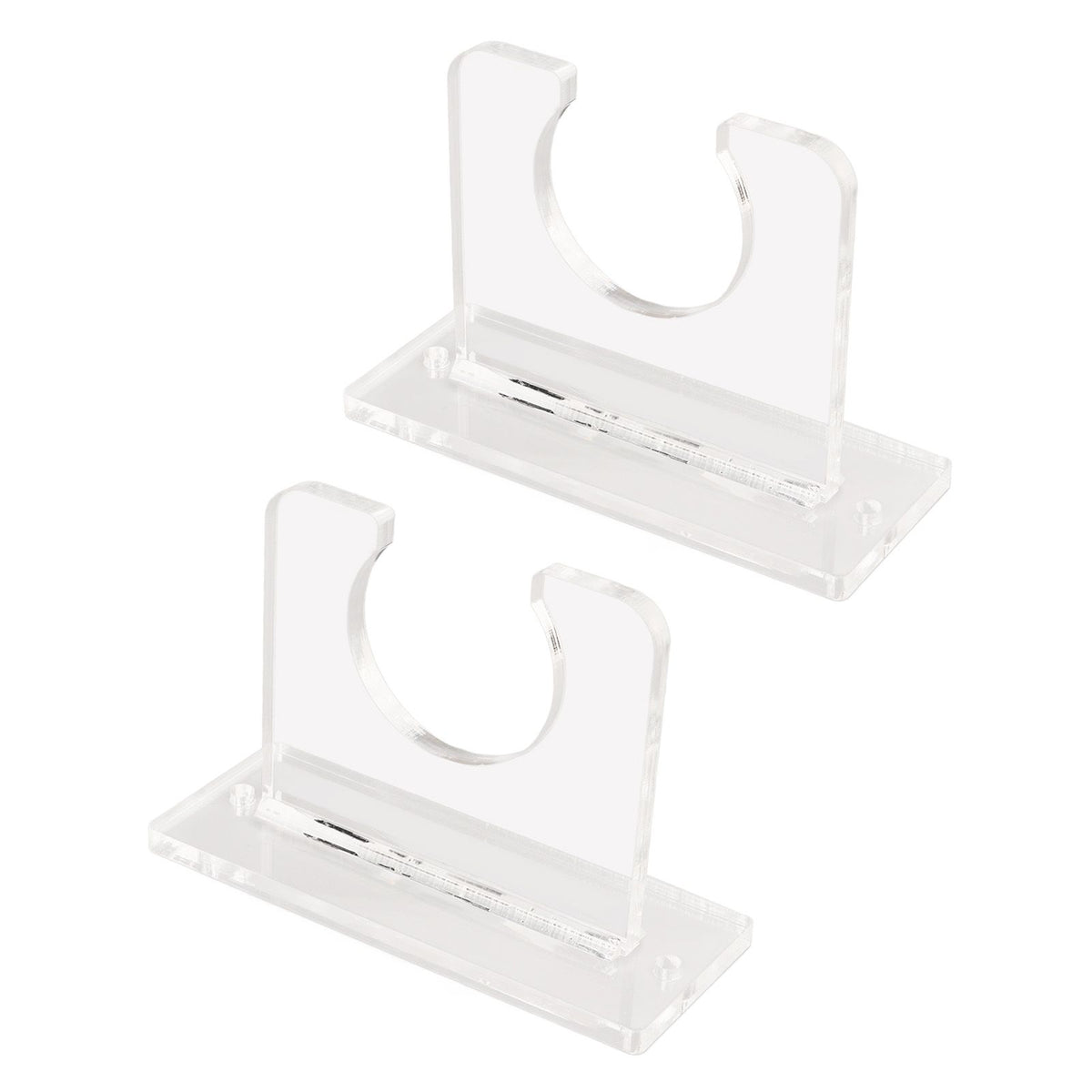 2pcs Baseball Bat Holder for Vertical Display Sturdy Acrylic Bat Hanger Baseball Bat Wall Mount Display Rack