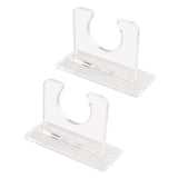 2pcs Baseball Bat Holder for Vertical Display Sturdy Acrylic Bat Hanger Baseball Bat Wall Mount Display Rack
