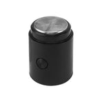 Mini Electric Beard Trimmer for Men Rechargeable Portable Travel Pocket Beard Trimmer for Mustache Stubble Body Grooming Black Vertical Stripe Style
