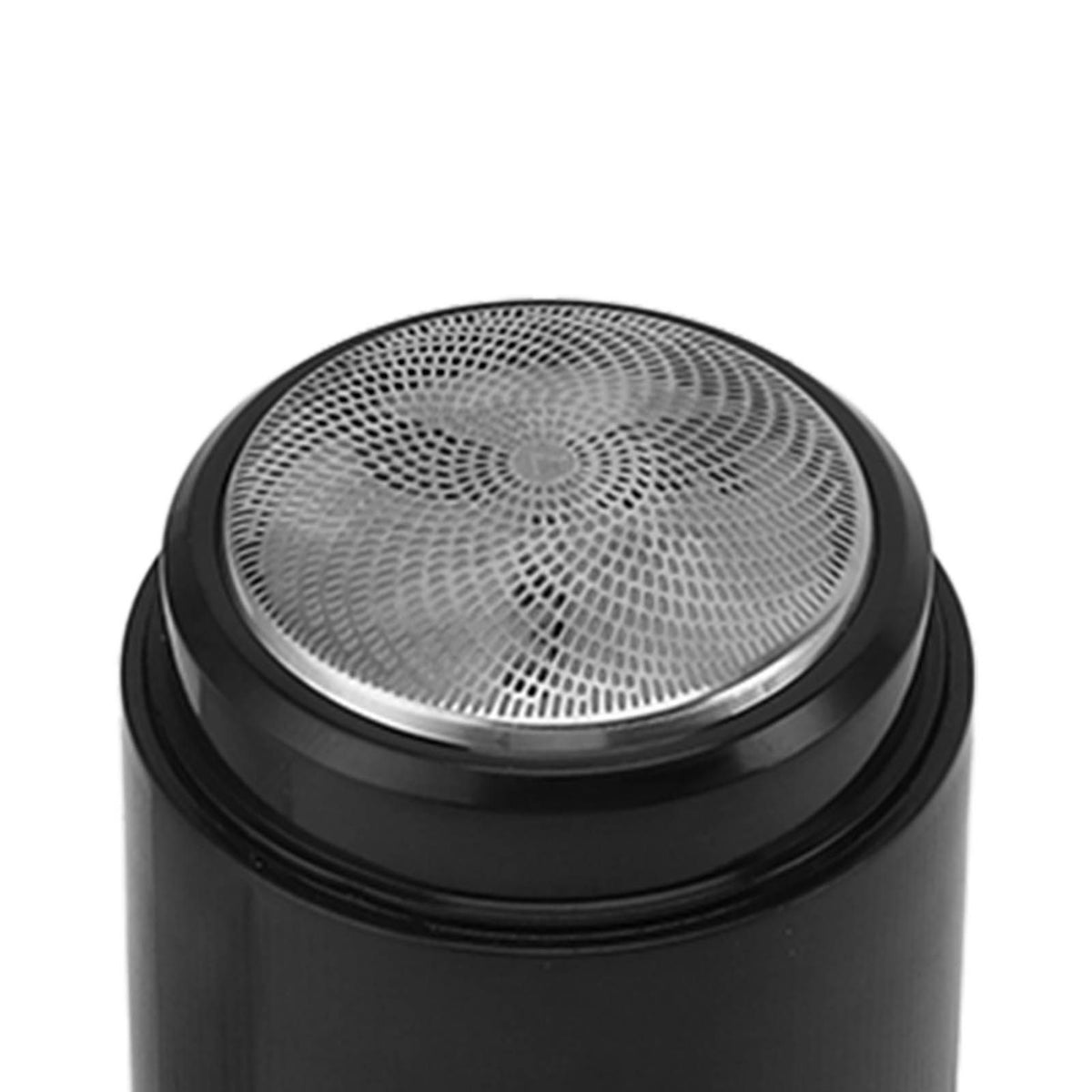Mini Electric Beard Trimmer for Men Rechargeable Portable Travel Pocket Beard Trimmer for Mustache Stubble Body Grooming Black Vertical Stripe Style