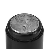 Mini Electric Beard Trimmer for Men Rechargeable Portable Travel Pocket Beard Trimmer for Mustache Stubble Body Grooming Black Vertical Stripe Style - Extra Image