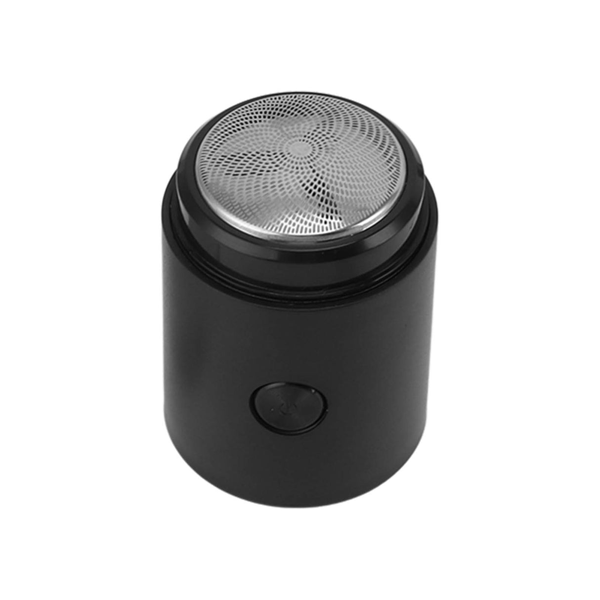 Mini Electric Beard Trimmer for Men Rechargeable Portable Travel Pocket Beard Trimmer for Mustache Stubble Body Grooming Black Glossy Style