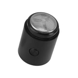 Mini Electric Beard Trimmer for Men Rechargeable Portable Travel Pocket Beard Trimmer for Mustache Stubble Body Grooming Black Glossy Style - Extra Image