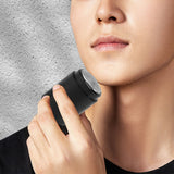 Mini Electric Beard Trimmer for Men Rechargeable Portable Travel Pocket Beard Trimmer for Mustache Stubble Body Grooming Black Glossy Style - Extra Image