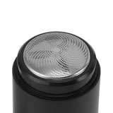 Mini Electric Beard Trimmer for Men Rechargeable Portable Travel Pocket Beard Trimmer for Mustache Stubble Body Grooming Black Glossy Style - Extra Image