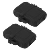 2 PCS Waterproof Lighter Case Plastic Black Sealed Pocket Lighter Container for Outdoor - Low Angle