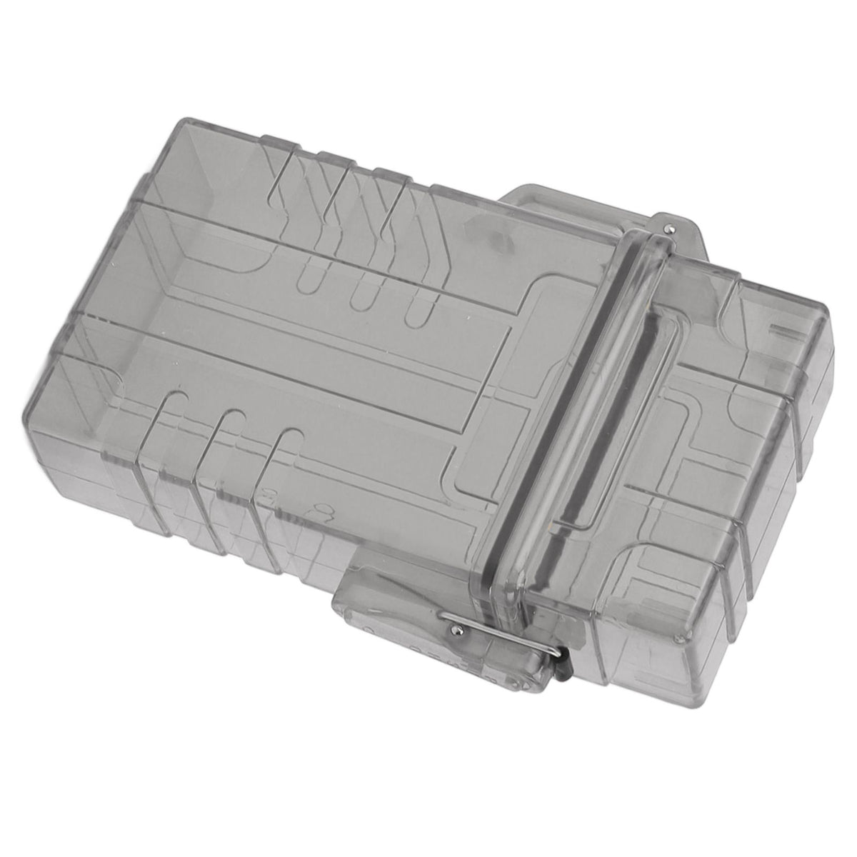 Cigarette Case 20 Capacity Plastic Cigarette Box Sealed Waterproof Cigarette Container Organizer Transparent Black