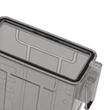 Cigarette Case 20 Capacity Plastic Cigarette Box Sealed Waterproof Cigarette Container Organizer Transparent Black - Extra Image