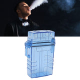 Cigarette Case 20 Capacity Plastic Cigarette Box Sealed Waterproof Cigarette Container Organizer Transparent Blue