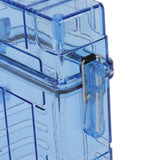 Cigarette Case 20 Capacity Plastic Cigarette Box Sealed Waterproof Cigarette Container Organizer Transparent Blue