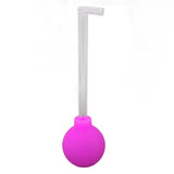 Glass Tonsil Stone Remove Tool Manual Mouth Cleaning Cleaner Oral Care Mouth Cleaner Rose Red - Front View