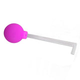 Glass Tonsil Stone Remove Tool Manual Mouth Cleaning Cleaner Oral Care Mouth Cleaner Rose Red - Rear View