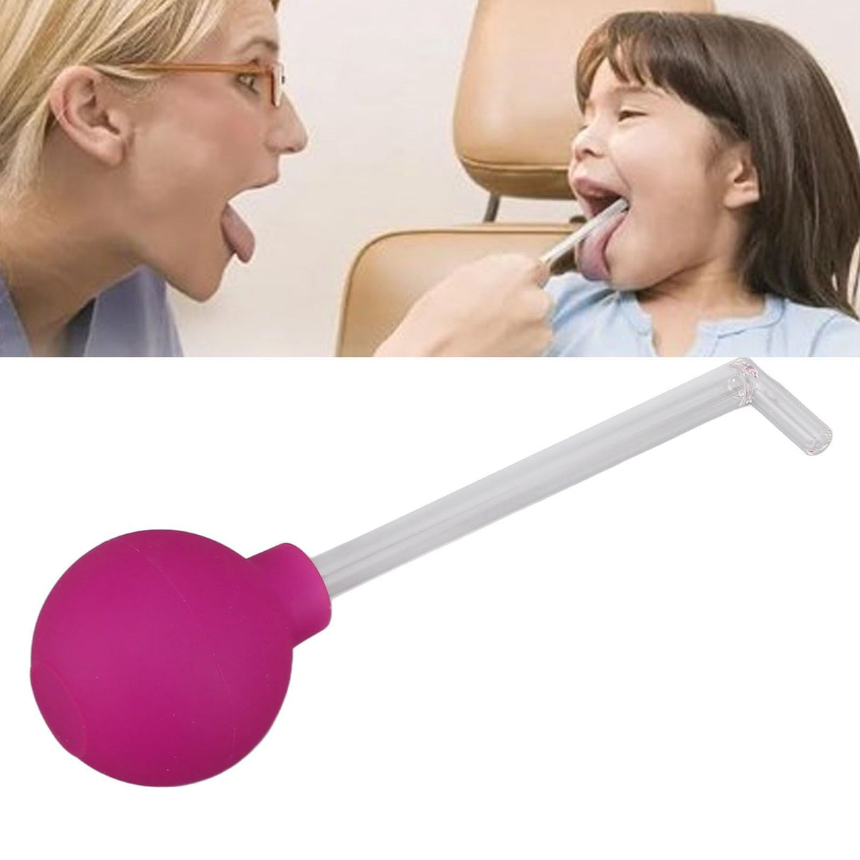 Glass Tonsil Stone Remove Tool Manual Mouth Cleaning Cleaner Oral Care Mouth Cleaner Purple